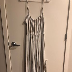 Striped jumpsuit